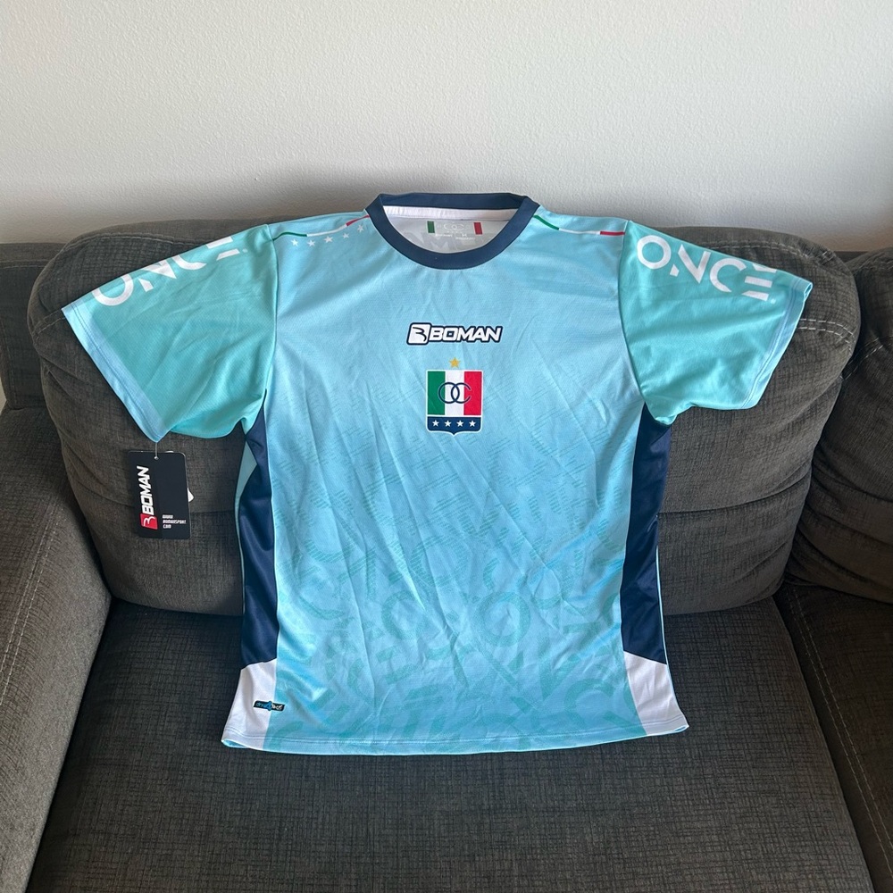 Boman Authentic Once Caldas Colombia Blue Soccer Futbol 2024 Jersey Men’s Sz: M - Picture 1 of 8